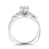 Tapered Diamond Engagement Ring